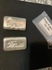 SILVER 999 TWO 5 OZ SILVER BAR TEN Ounces in all VERY NICE condition