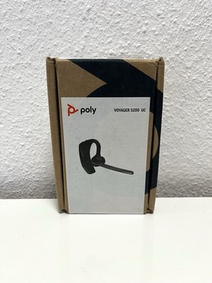 Poly Plantronics Voyager 5200 UC / Bluetooth Headset Kopfhörer / Unbenutzt  