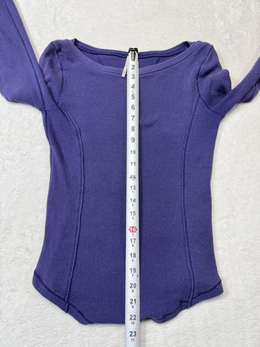 NWT Free People 'Newbie' Rosy Cuff Thermal Top - Picture 6 of 8