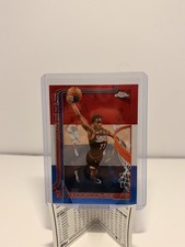 2025-26 Topps Chrome Update VJ Edgecombe Red White & Blue Rookie Card. rookie card picture