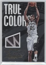 2014-15 Panini Prestige True Colors Materials Plus Prime 9/10 Tim Duncan HOF 1l7
