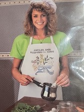 Delantal de cocina para coser perejil salvia romero tomillo lona punto de cruz kit