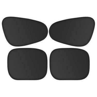 Car Window Shades, Electrostatic Adsorption Car Window Covers, Complete Black...