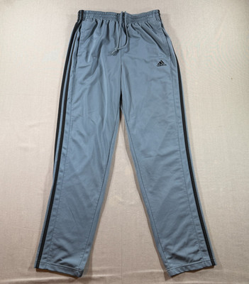 Adidas Dazzle Sweatpants Mens Large Gray Essentials 3 Stripes Train Straight
