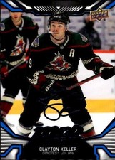 2022-23 Upper Deck MVP #84 Clayton Keller Blue Script