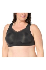 Evelyn  Bobbie Women's Ultra Lift Seamless Wirefree Bra Black