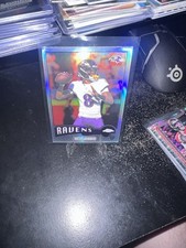 2025 Topps Chrome Lamar Jackson Throwback Silver Refractor