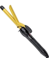 DAN Technology Ceramic Curling Iron with Heat Resistance Black/Gold 3/4” Used
