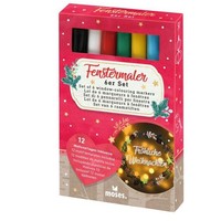 Fenstermaler Kreidemarker Winterwunder 6Er Set Von Moses
