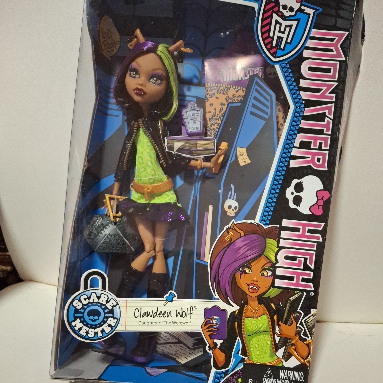 Monster High Scaremester Clawdeen Wolf Fashion Doll 2013 Mat