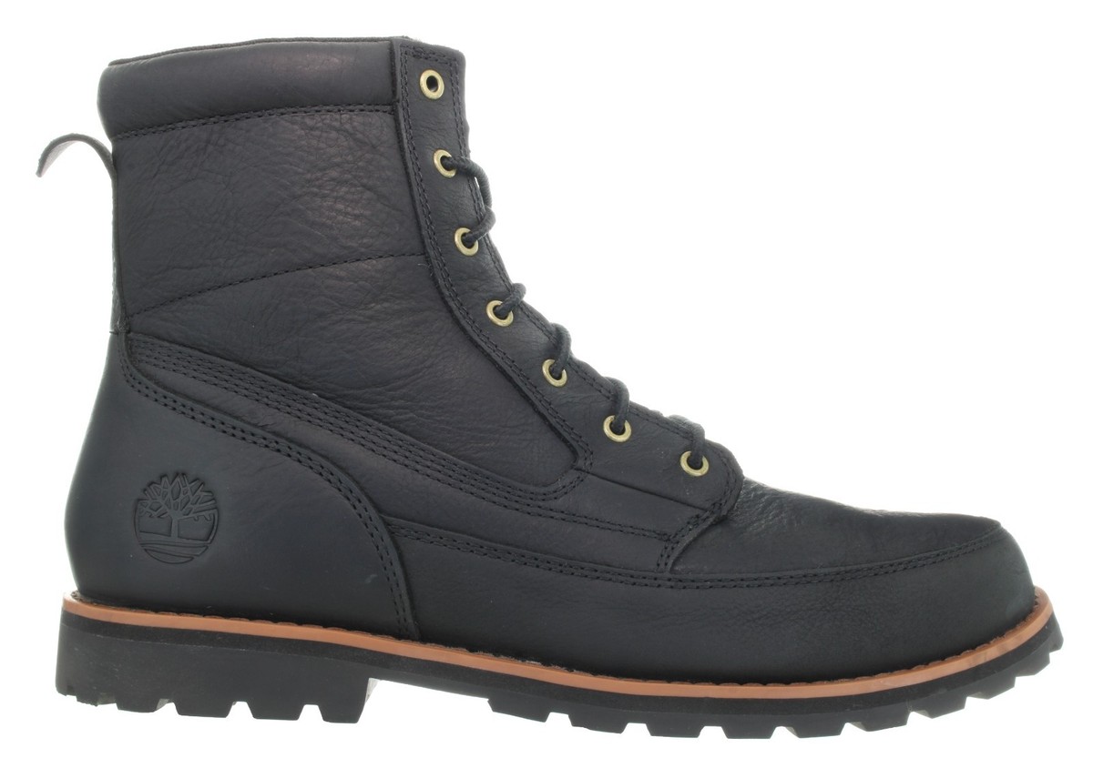 Timberland Men\'s ATTLEBORO MID CHUKKA LACE UP Black  Boots Size 12 M NIB. Timberland Men main image 4