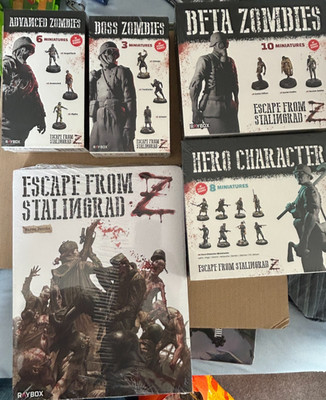 Escape from Stalingrad Z Raybox with miniatures boxed NEW SEALED