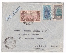 1939 Air Cover DJIBOUTI - LONDON, Mixed Posting