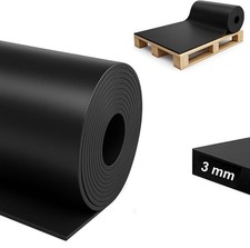 TAPPETO GOMMA LISCIA - NERO (no Pvc) COPERTURA PAVIMENTO