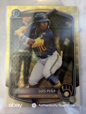 Marketplace image: 2025 Bowman Chrome Luis Pena 1/1 Superfractor Rookie BDC-105 🔥🔥🔥