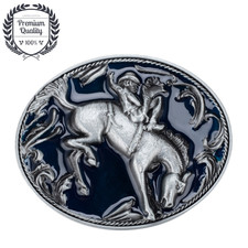 Metal Zinc Alloy Belt Buckle Western Cowboy Casual Fashion Rodeo Horse PREMIUM