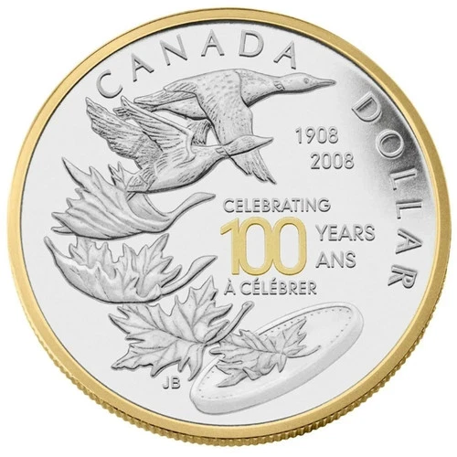 2008 Canada Special Edition Proof Silver Dollar - Royal Canadian Mint Centennial