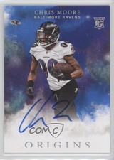 2016 Panini Origins Rookie Auto Blue 25/49 Chris Moore #123 Auto 0a6