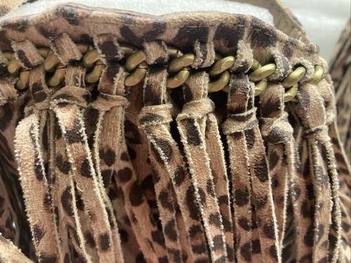 Bota corta Very G Juno con flecos de leopardo 10 para mujer - Imagen 8 de 9