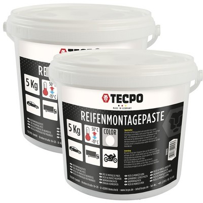 TECPO REIFENMONTAGEPASTE WEISS 10 kg REIFEN MONTAGE-PASTE WAX MONTIERPASTE
