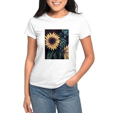 CafePress Sunflower Life T Shirt Women's T-Shirt 549866009