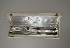 ancien Service à Découper CHRISTOFLE Modèle BOREAL Métal Argenté