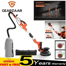 5 Speeds Drywall Sander 1000W Electric Wall Sander Vacuum Attachment & LED Light