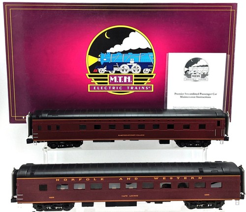 Juego de dormitorio/comedor aerodinámico MTH 20-66260 O Norfolk & Western 70' (juego de 2) EX | Zustand: Used