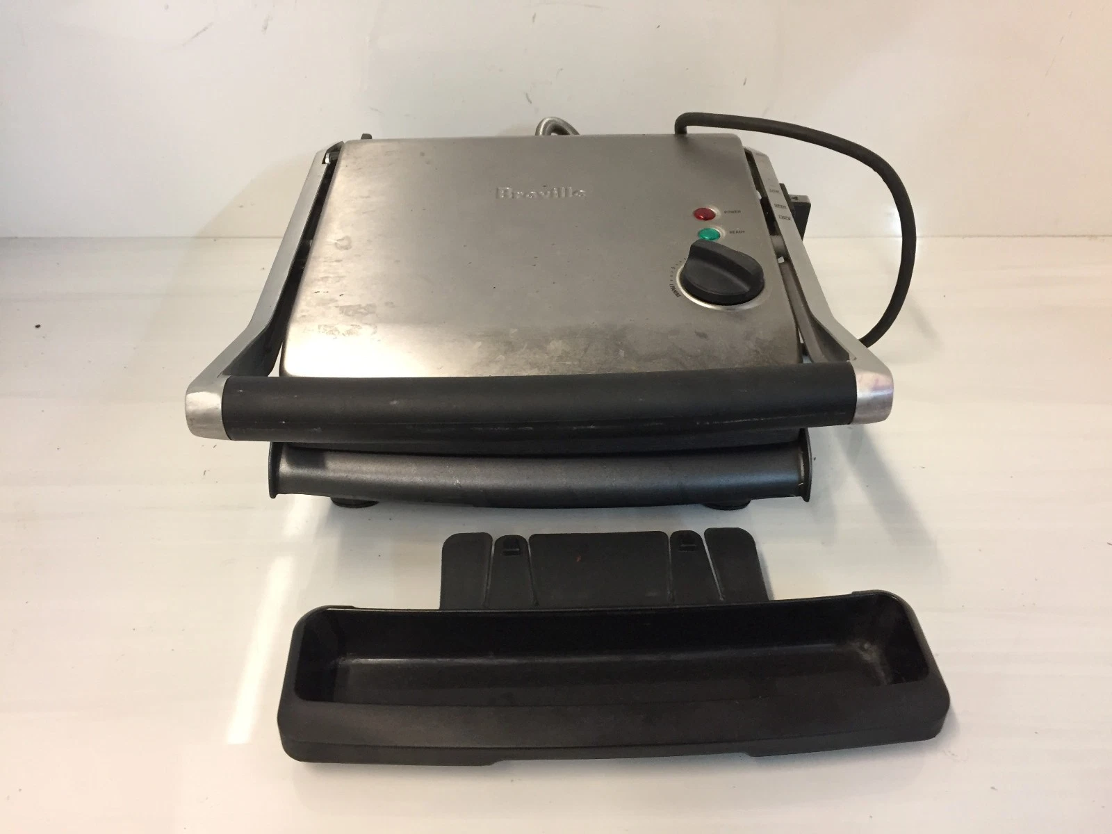 Breville BGR200XL Panini Grill & Sandwich Press - Stainless Steel 1500W