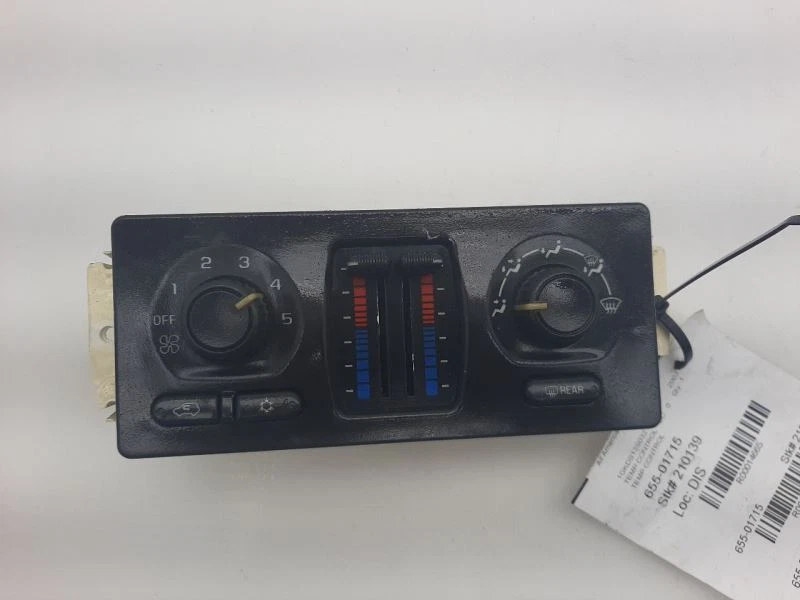 Control de temperatura delantero manual Opt CJ3 03-09 GMC Envoy 15165920 Foto 2 de 4