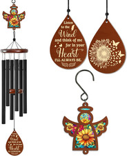 Sympathy Gifts for Loss of Loved One - Memorial Wind Chimes for outside 32 in -