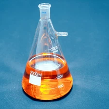 2000 ml-5000 ml lab glass buchner filtering flask heavy wall Erlenmeyer flask