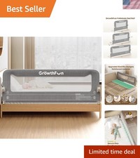 Ultimate Safety Toddler Bed Rail - Foldable, 71in, with Reinforced Steel Frame