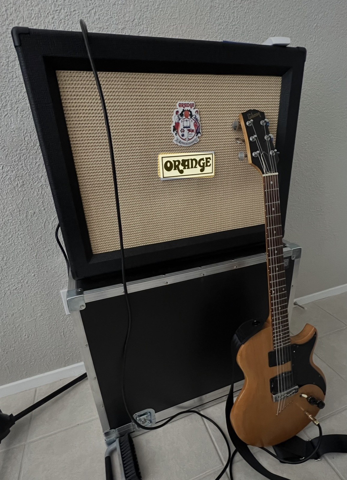 ORANGE ROCKERVERB 50 MKIII 50W 2x12 TUBE GUITAR COMBO AMP w/ ROAD CASE & SWITCH