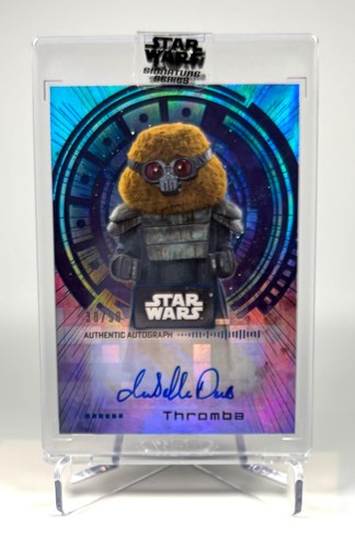2022 Topps Star Wars Signature Series- Annabelle Davis Auto- Blue- 38/50