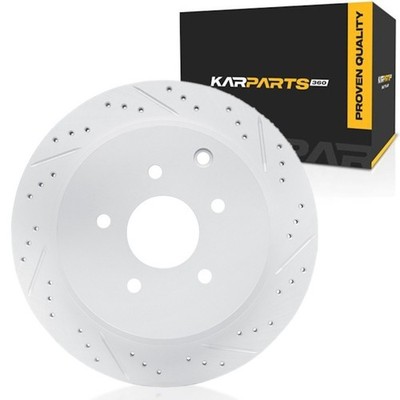 For Infiniti FX37/JX35 2013 Brake Rotor Set | Drilled And Slotted
