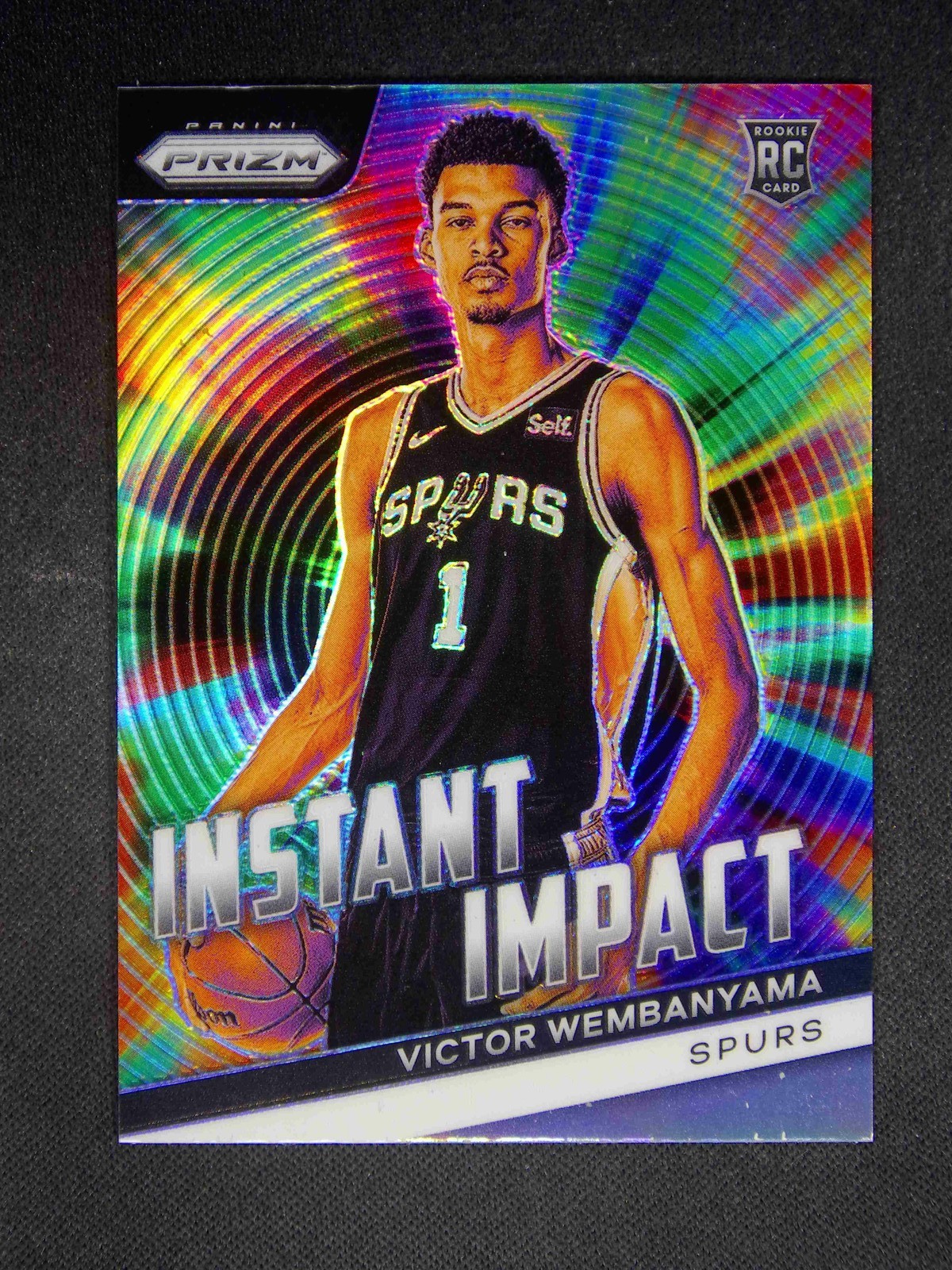 2023-24 Panini Prizm Victor Wembanyama RC Rookie #3 Instant Impact Silver