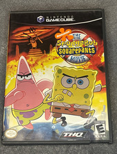 SpongeBob SquarePants Movie (Nintendo GameCube) CIB w/ Manual, Tested/Working