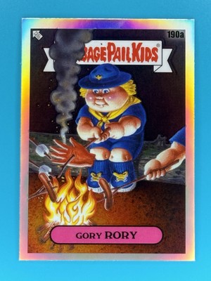 2022 Garbage Pail Kids Chrome 5 #190a Gory Rory Refractor