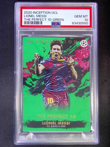 2020 Topps Uefa Lionel Messi Green /99