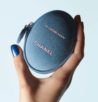 CHANEL LA CREME MAIN デニムケース付き CHANEL LA CRÈME MAIN Hand & Nail Cream + Denim Pouch Limited (new