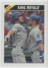2015 Topps Heritage High Number Combo Cards Alex Gordon Eric Hosmer #CC-7 1f0