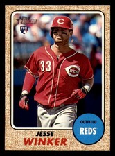 2017 Topps Heritage High Number Action Image Variation SP - 517 Jesse Winker 