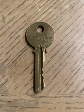 Brass Upper Mailbox Key USPS Postal Service 14027 Armour Safe Corp. Vtg Key