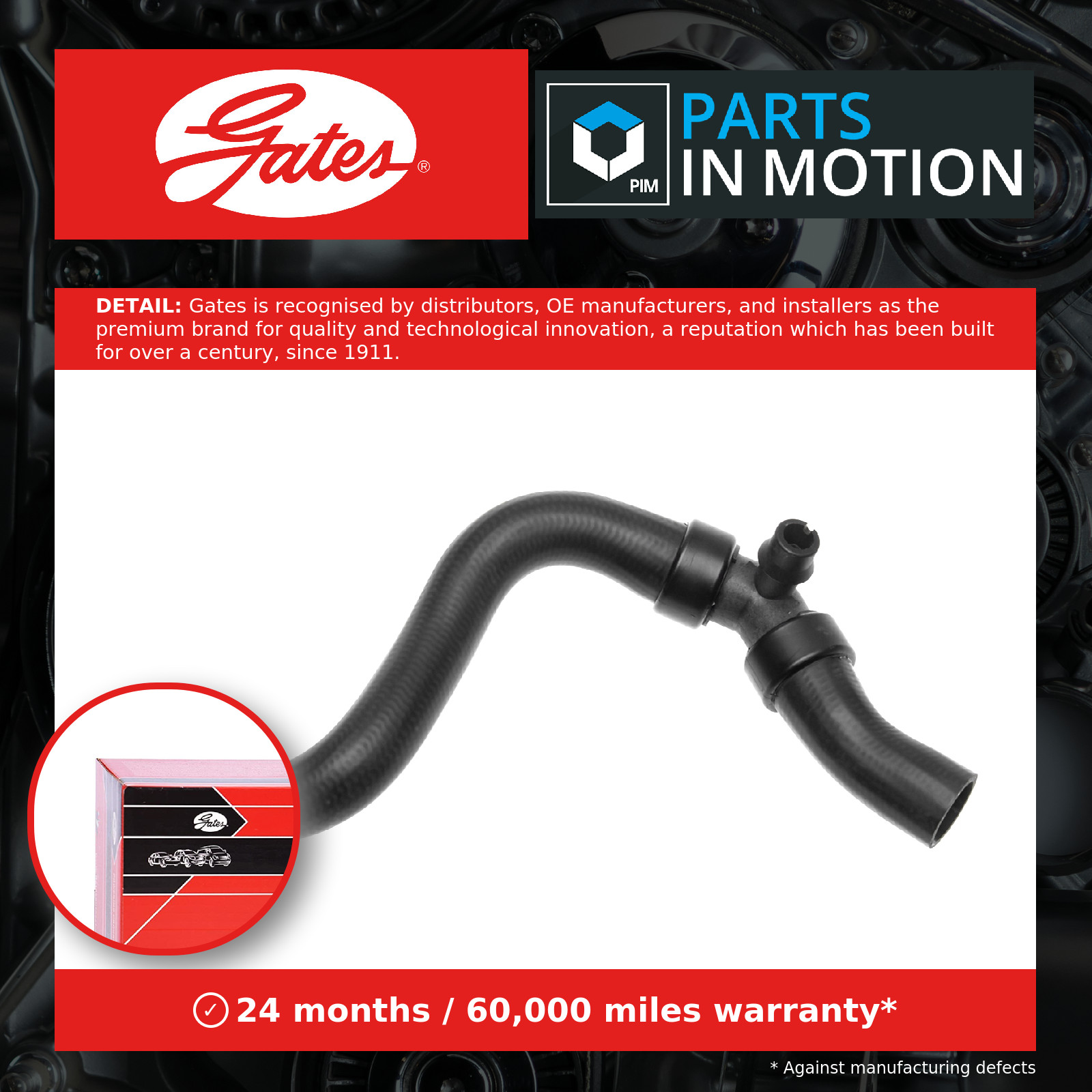 Fits GATES GAT05-3248 Radiator Hose GAT05-3248 Cooling system rubber ⭐UK Stock⭐ - Image 11
