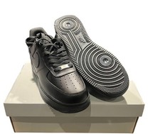 Size UK 9 - Nike Air Force 1 '07 Low Triple Black |24HR SHIP| Next Day Delivery