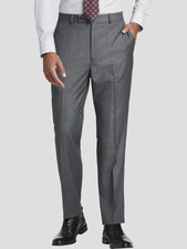  175 Calvin Klein Men's Stretch Slim Fit Suit Separates Pants, Grey, 36W X 32L