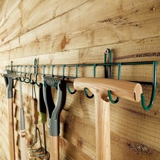 Heavy Duty Wall Tool Rack � Garage, Shed Storage Hooks 80kg Capacity