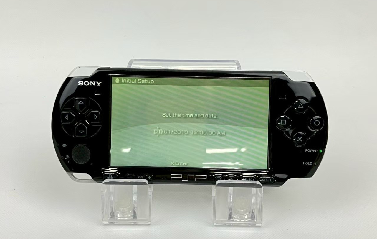 Sony PSP-3000 Piano Black Console & New Battery Memory Card USB Cable Set 3026