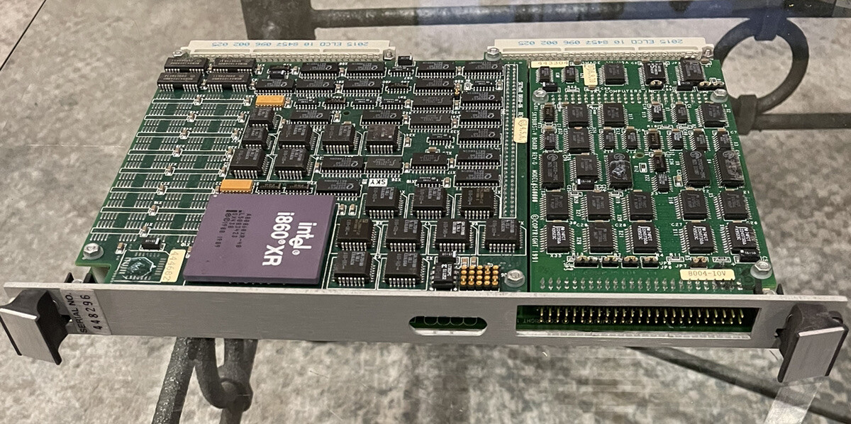 MC860 INTEL i860 XR Skyburst V Expansion Board Assy # 8004-I0V